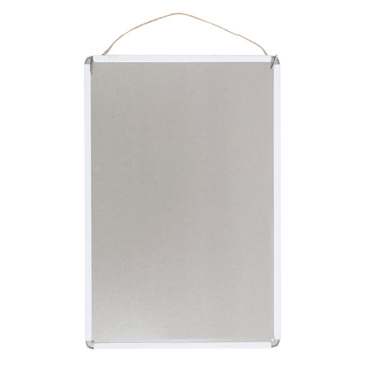 Blank metal hanging sign ready for decoration, perfect for personalized autumn decor or seasonal messages.