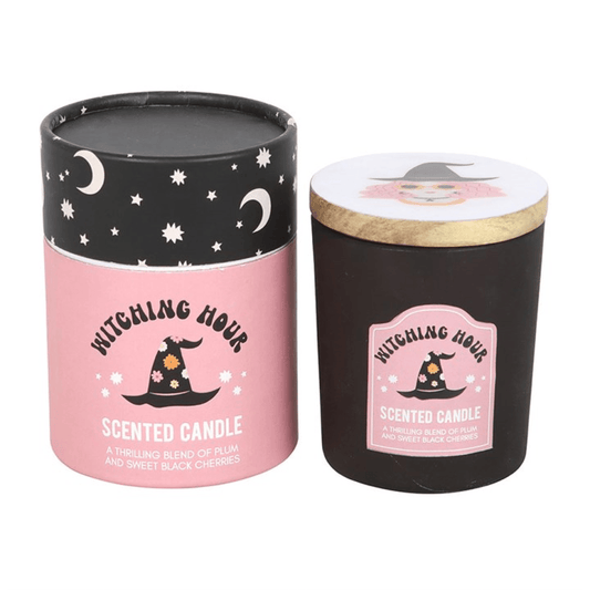 Witching Hour Plum and Black Cherry Candle N/A