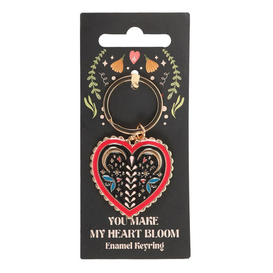 Folk Heart Keyring N/A