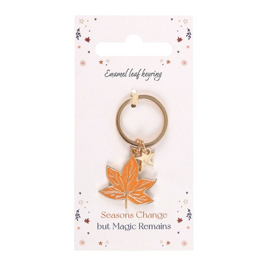 Autumn Magic Leaf Keyring N/A