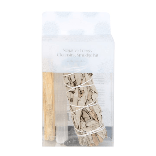 Negative Energy Smudge Kit with Hematite N/A