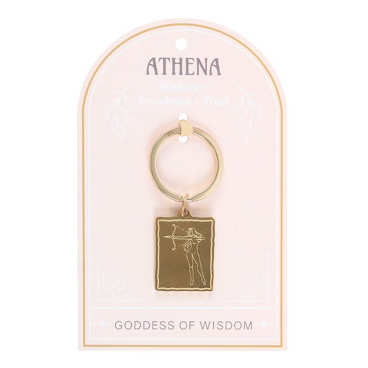 Athena Goddess Talisman Keyring N/A