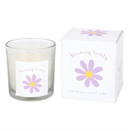 Blooming Lovely Daisy Wildflower Candle N/A