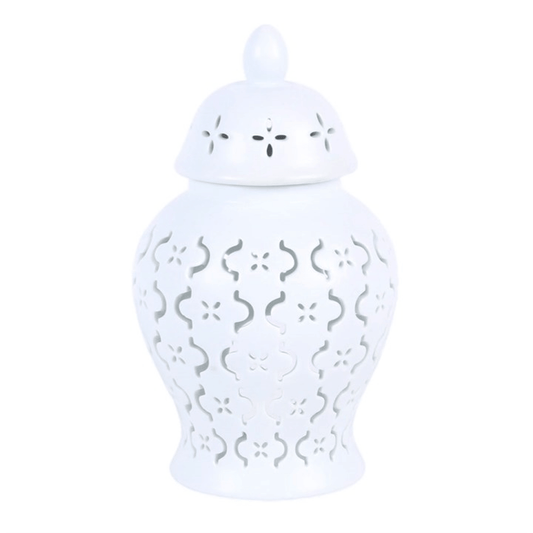 Moroccan Lantern Cut Out Oil Burner and Wax Warmer