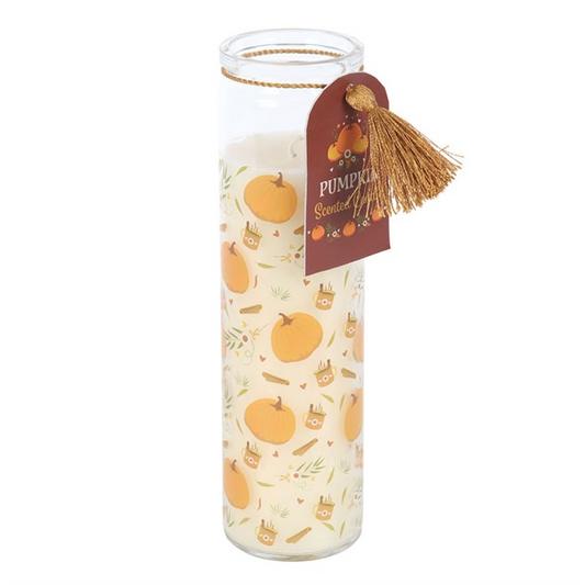 Pumpkin Print Tube Candle N/A