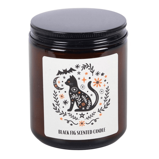 Frightful Folk Cat Black Fig Scented Candles