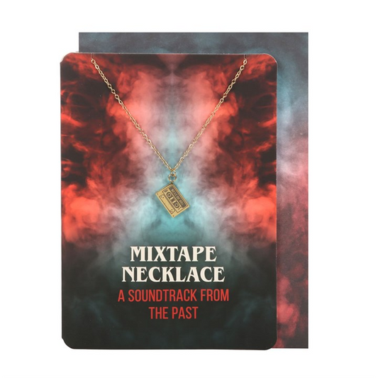 Mixtape Necklace on Greeting Card N/A