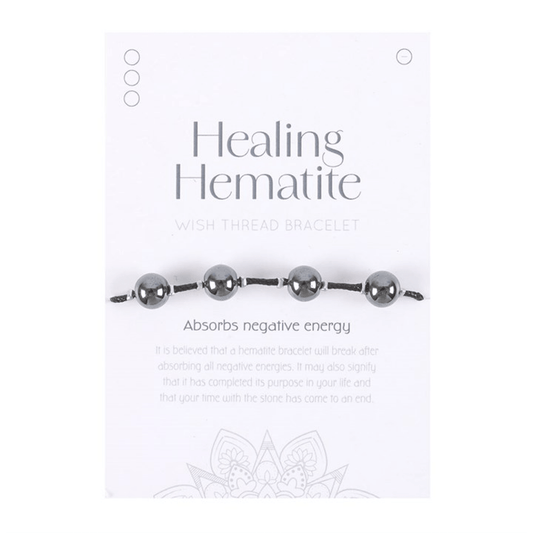 Healing Hematite String Bracelet N/A