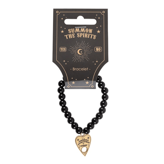 Talking Board Planchette Beaded Charm Bracelet N/A