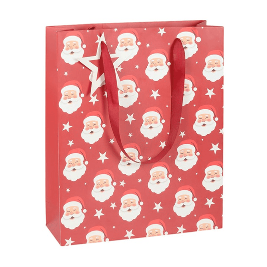 Jolly Santa Christmas Gift Bag