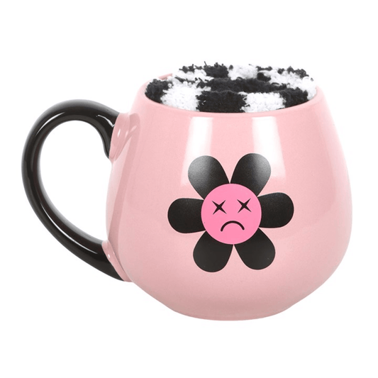 Sad Flower Mug and Socks Set N/A