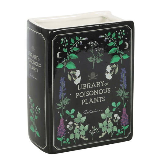 Poisonous Plants Book Shaped Vase
