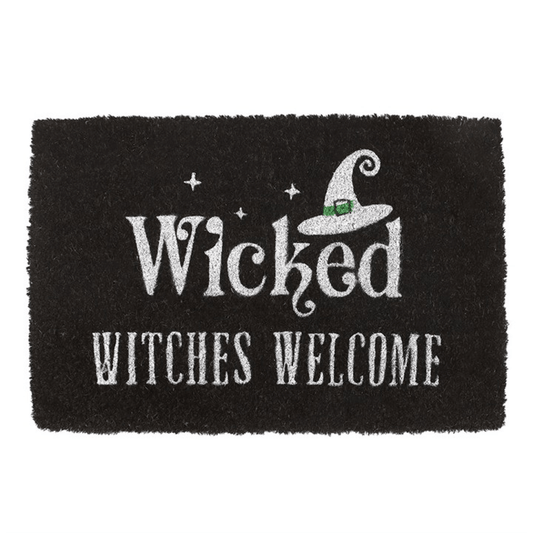 Black Wicked Witches Welcome Doormat