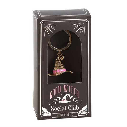 Good Witch Alloy Witch Hat Keyring N/A