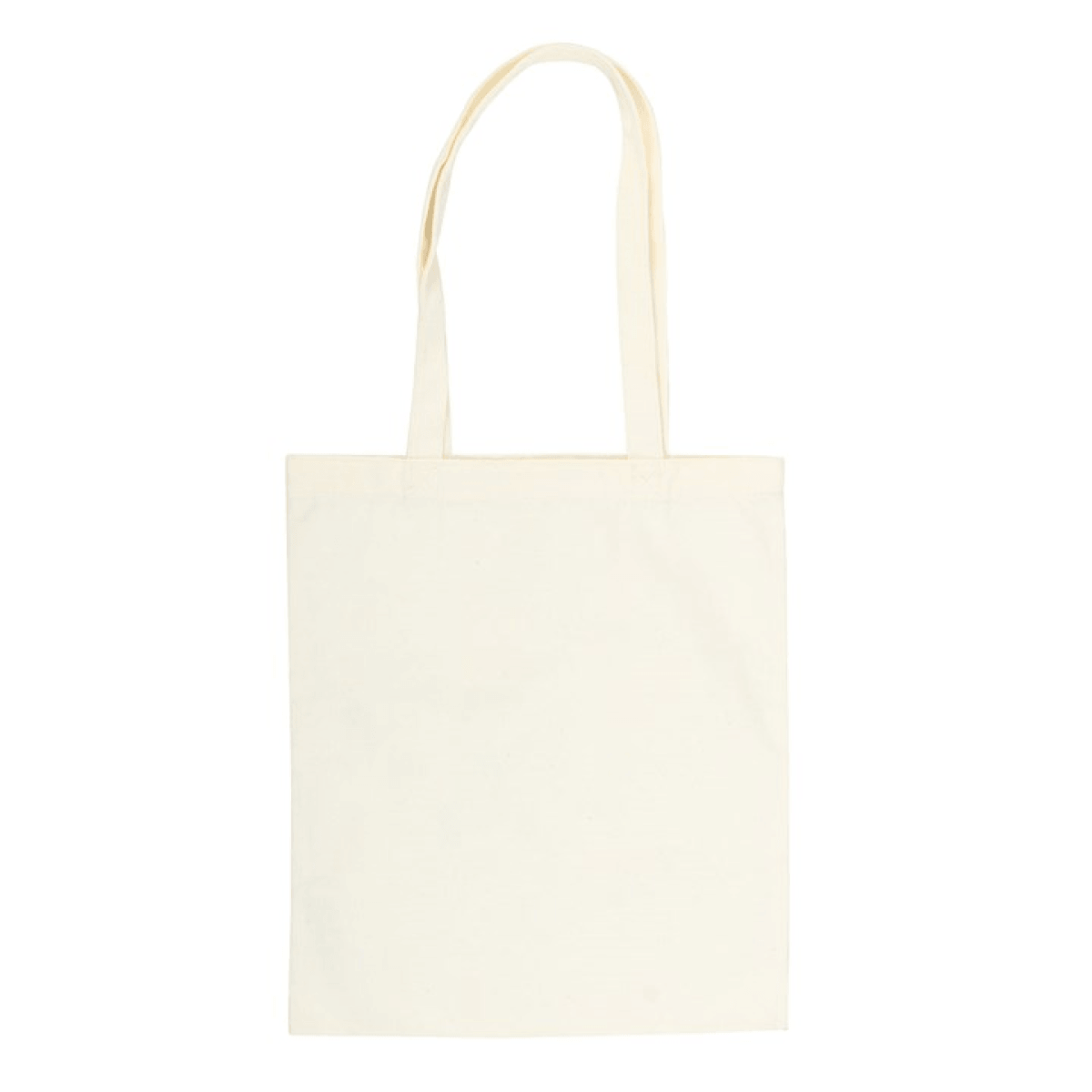 Cream Folk Print Polycotton Tote Bag N/A