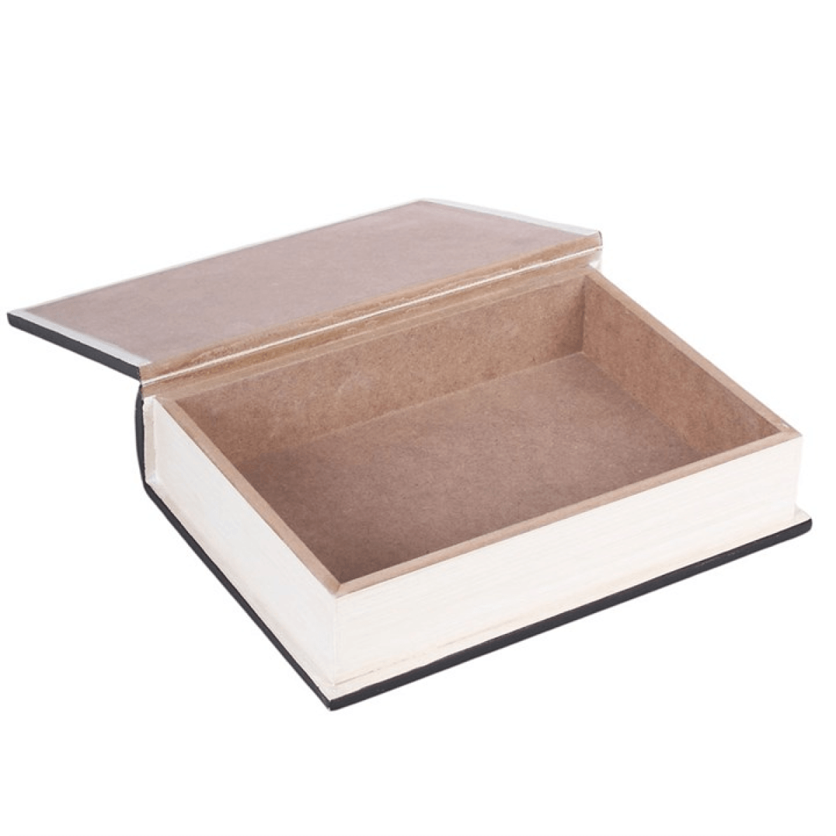Open Toadbreath Storage box designed as a spell book, showcasing a spacious compartment for hidden treasures.