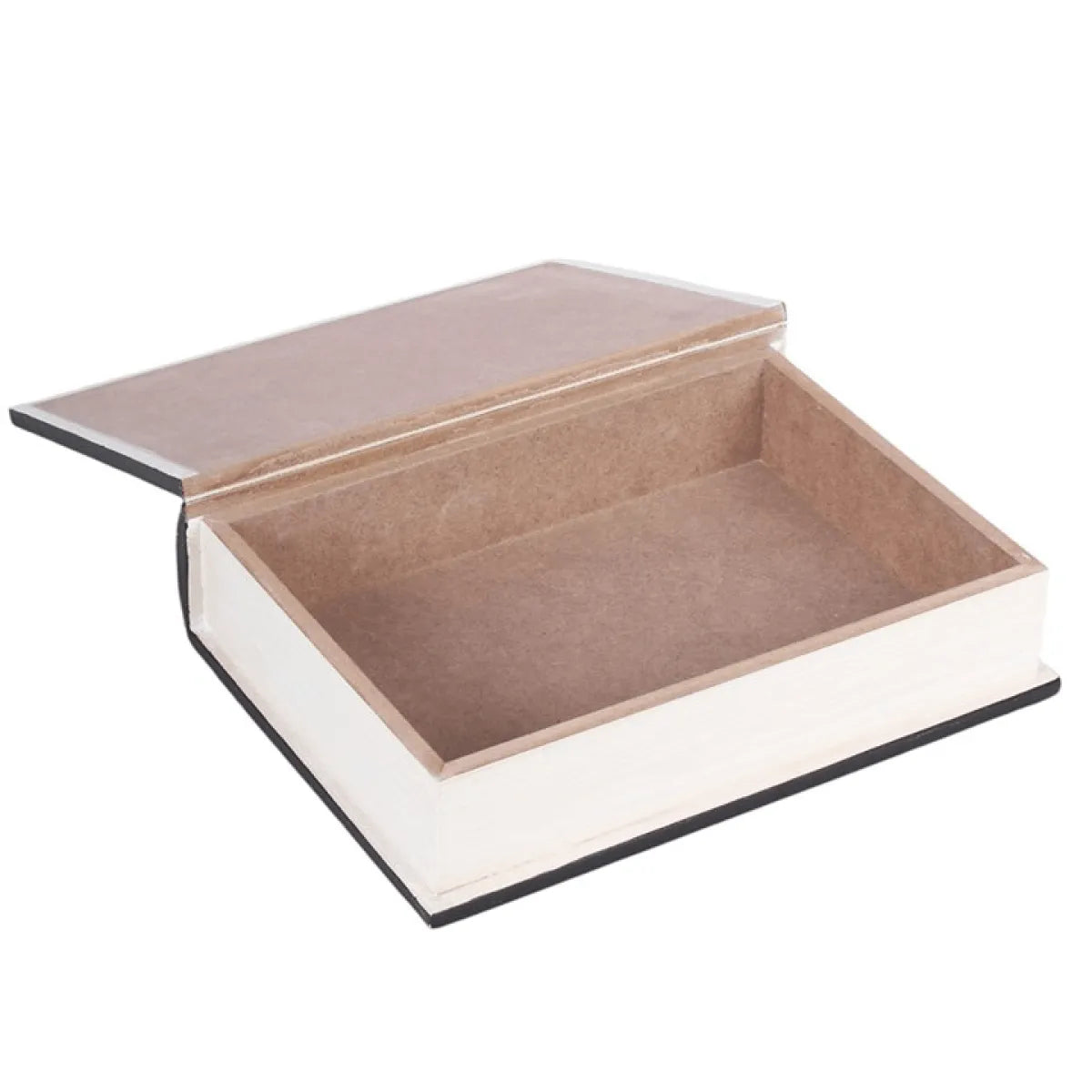Open Toadbreath Storage box designed as a spell book, showcasing a spacious compartment for hidden treasures.