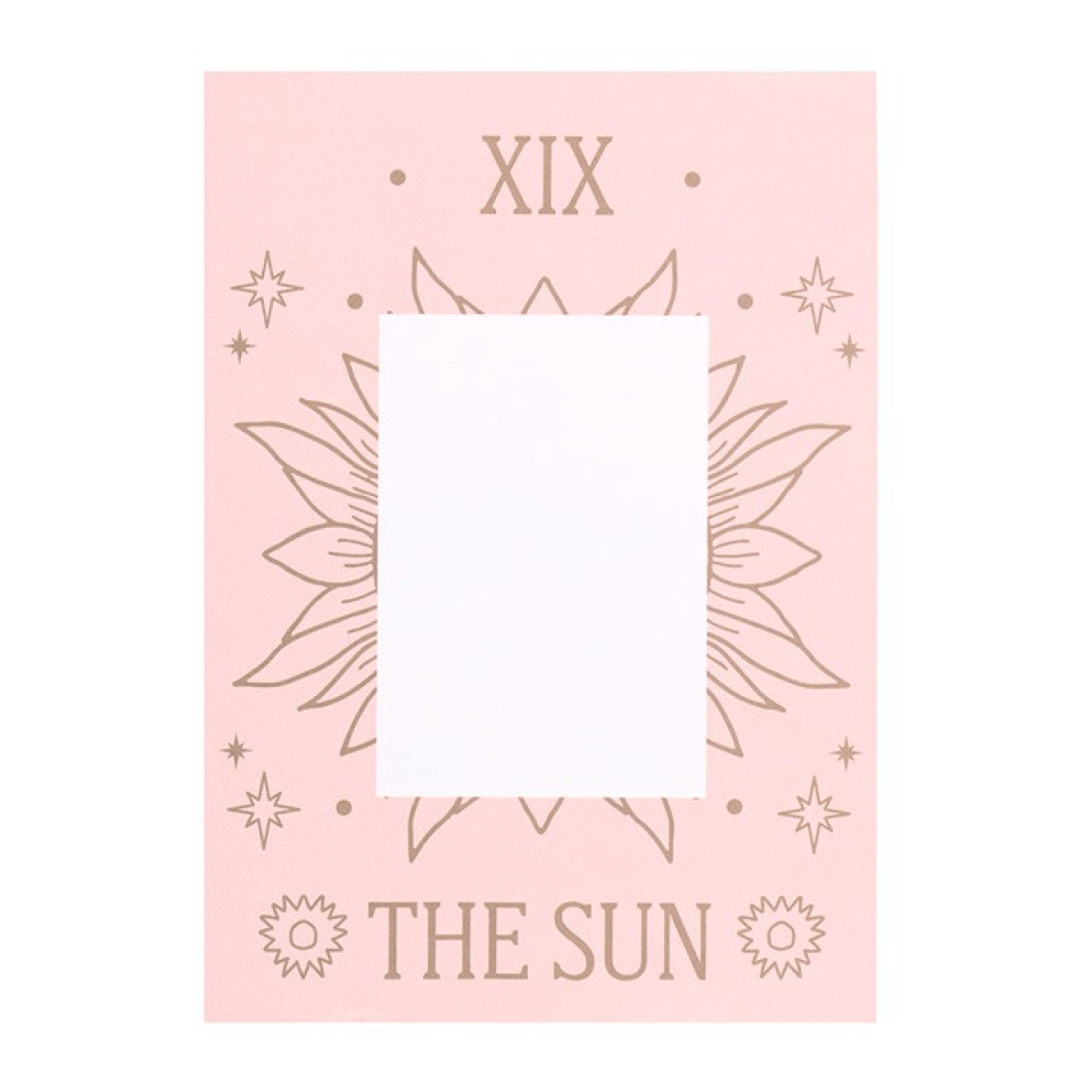The Sun Vintage Tarot Necklace on Greeting Card N/A