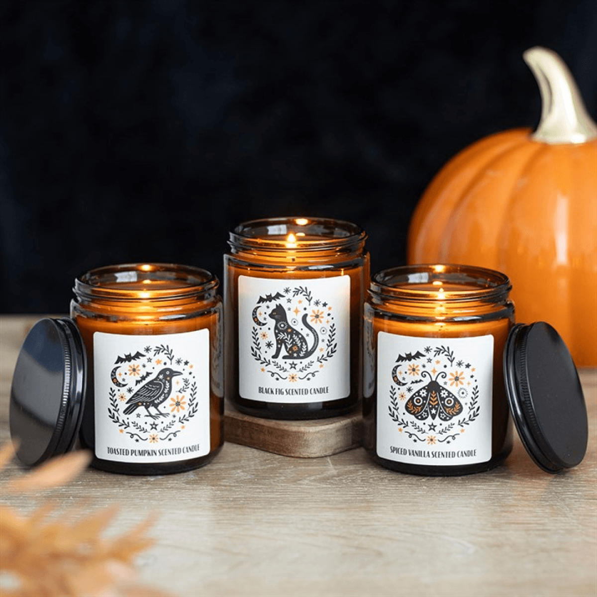 Frightful Folk Moth Spiced Vanilla Scented Candles