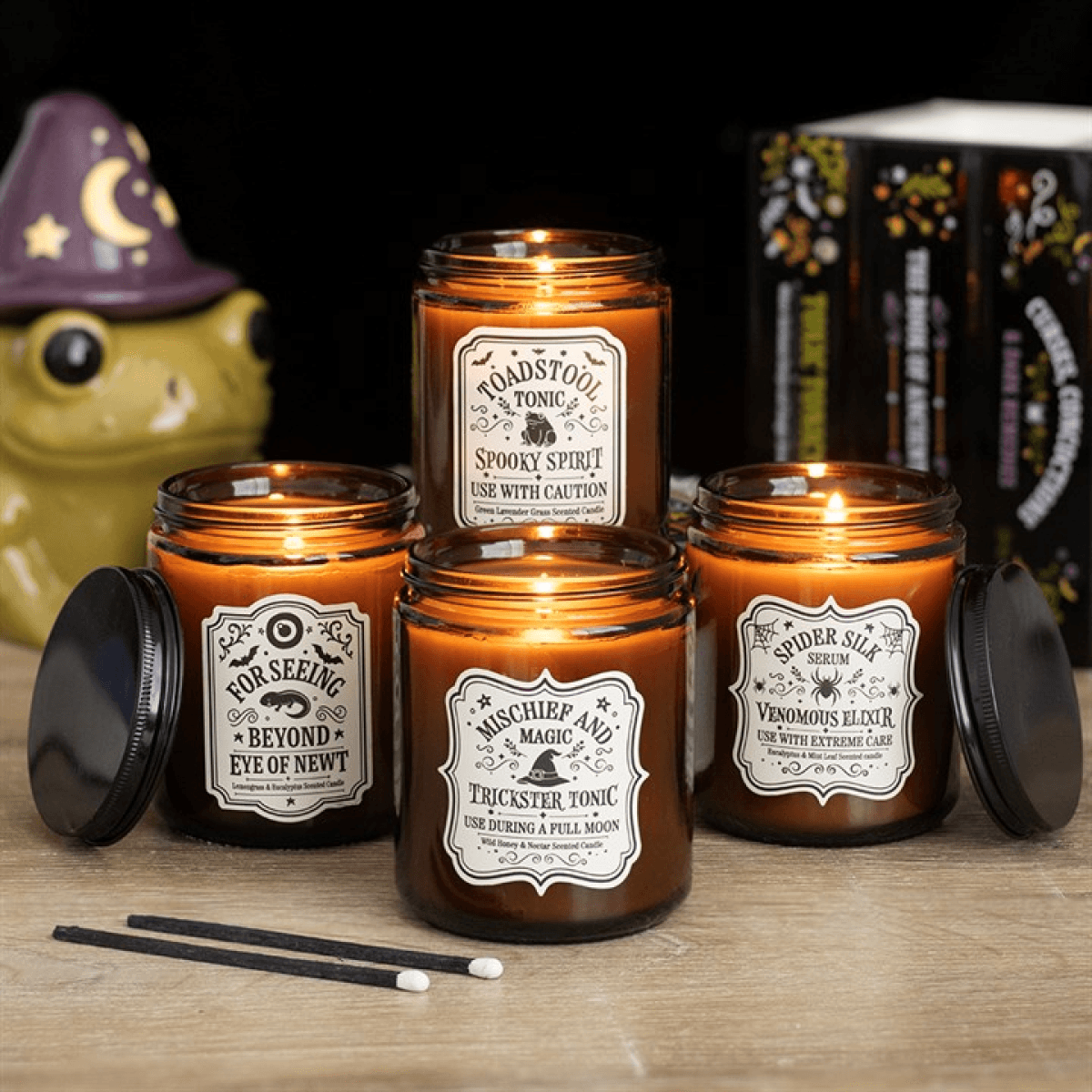 Toadstool Tonic Lavender Grass Candles