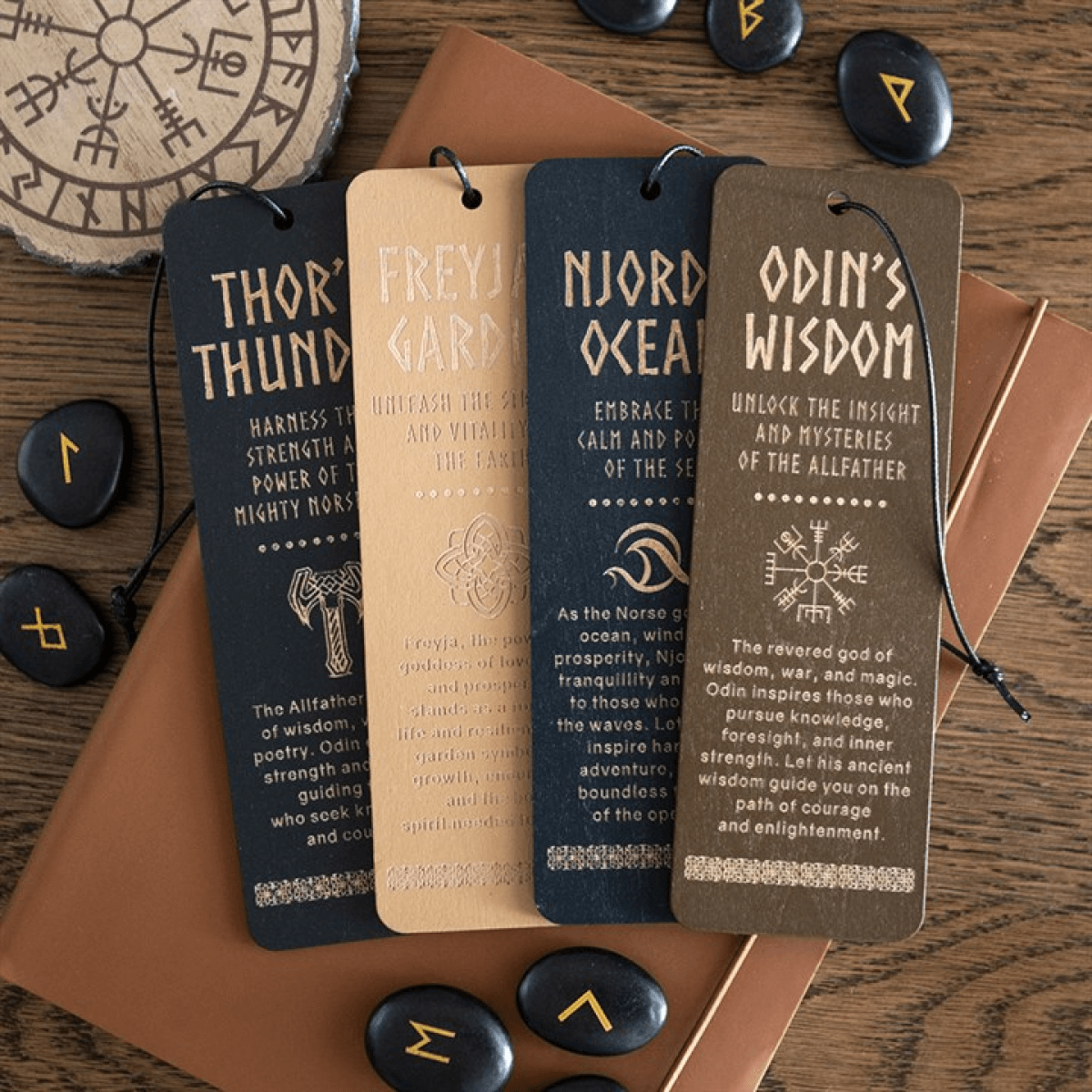 Thor's Thunder Wooden Bookmark