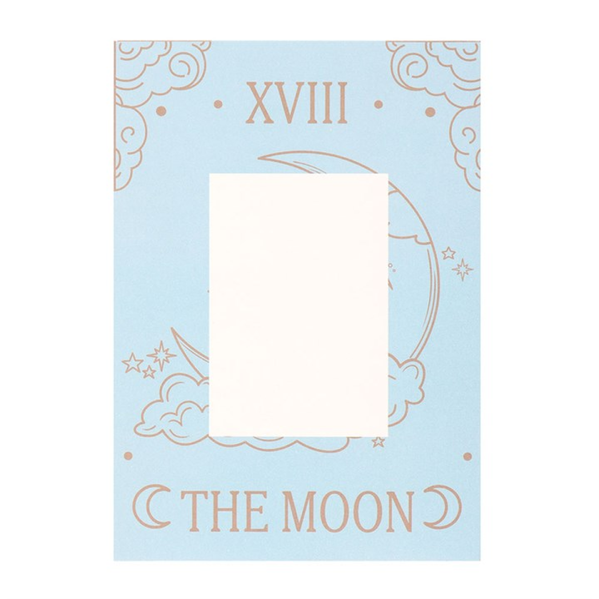 The Moon Vintage Tarot Necklace on Greeting Card N/A