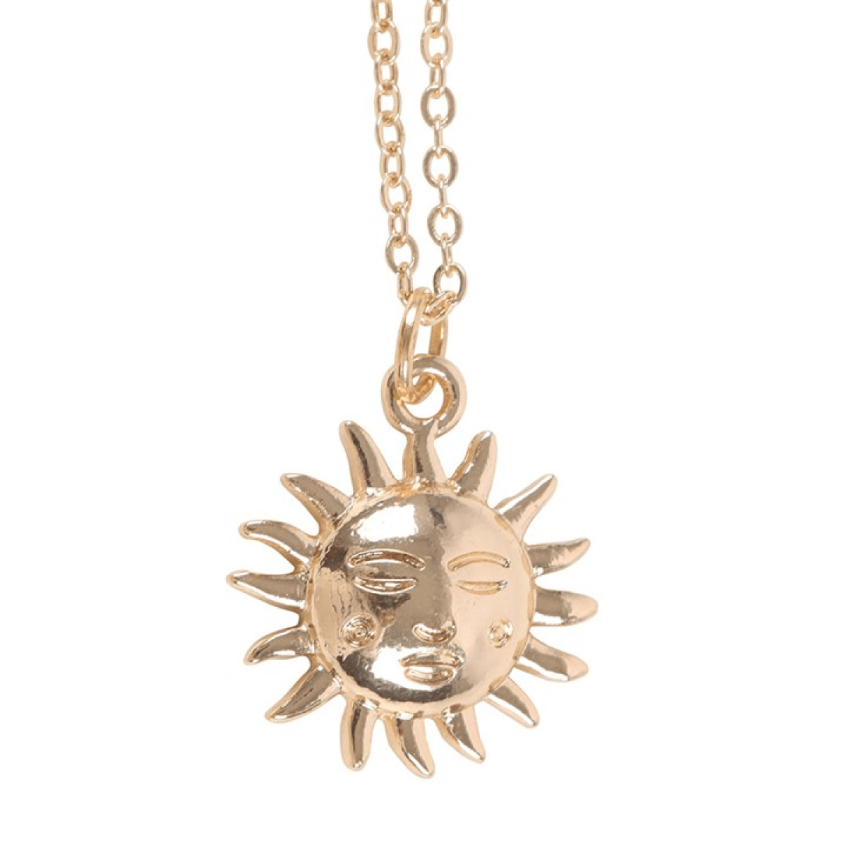Sun Necklace on Birthday Card N/A