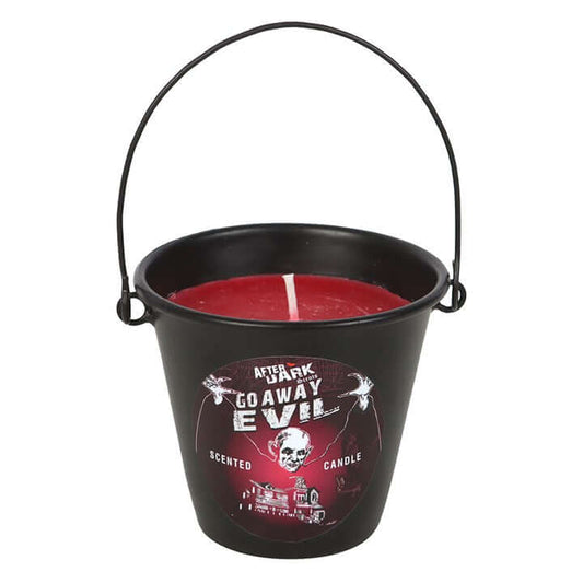 Go Away Evil Candle Bucket N/A