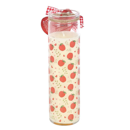 Apple Print Apple Pie Tube Candle N/A