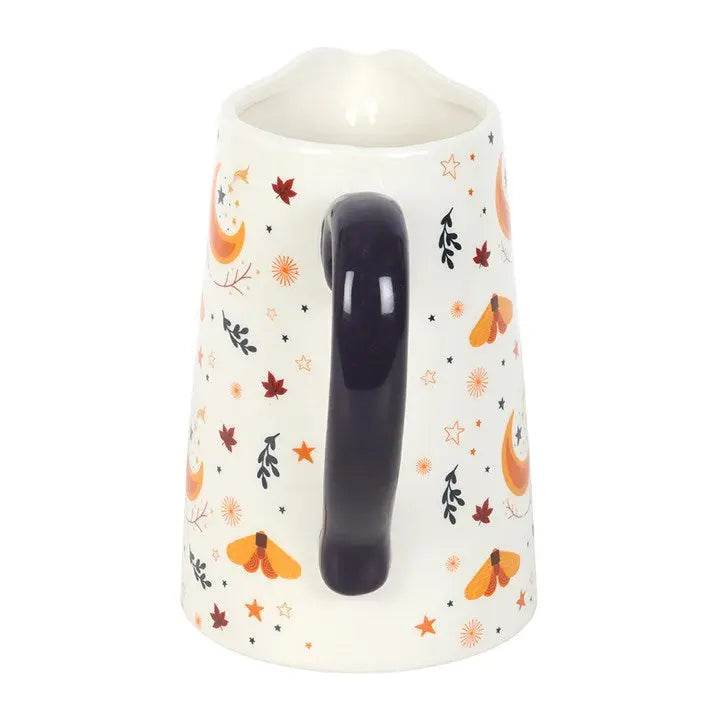 Autumn Magic Harvest Moon Print Ceramic Flower Jug-Sociodigi