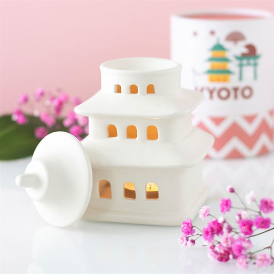 Pagoda Shaped Oil Burner and Wax Warmer