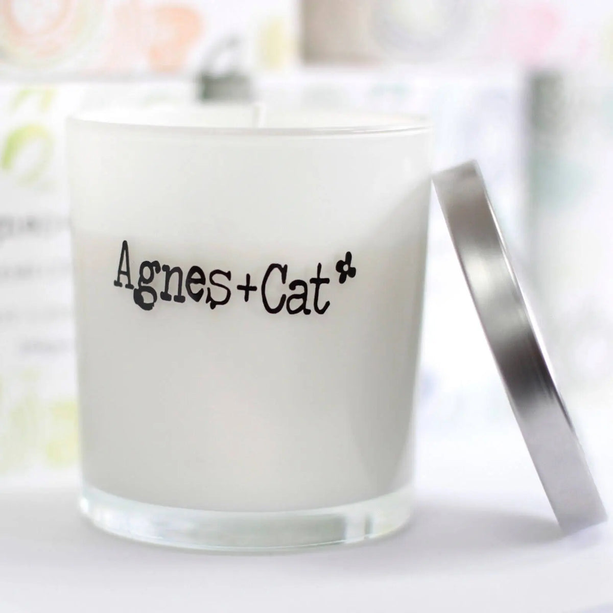 Agnes + Cat Votive Candle - Dolly Blue