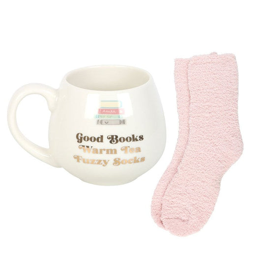 Good Books Mug and Socks Set N/A