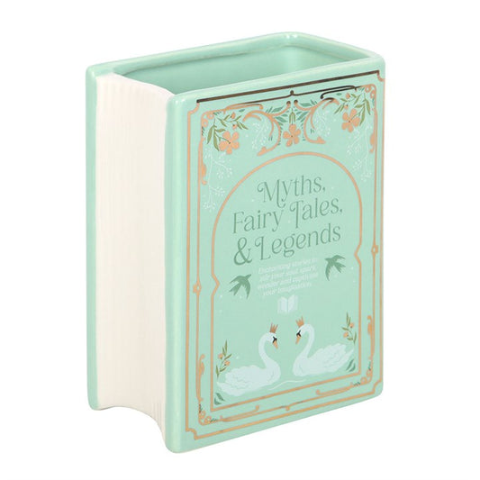 Green Book Shaped Vase N/A