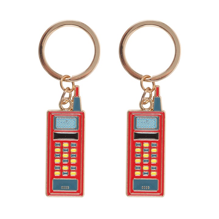 Set of 2 Friendship Walkie Talkie Keyrings N/A