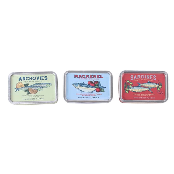 Tinned Fish Seasalt & Sage Scented Candles