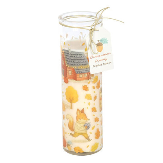 Cinnamon Woods Scented Tube Candles