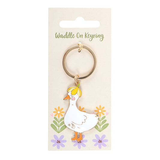 Waddle On Duck Keyring N/A