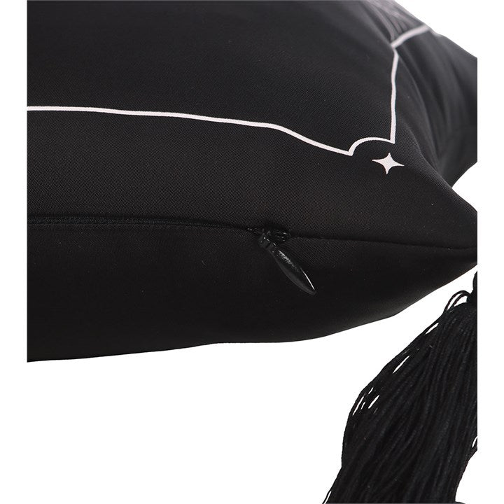Dying to Go to Sleep Satin Cushion – Girly Goth Decorative Pillow-Sociodigi