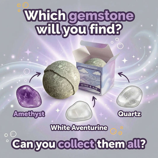Elemental Crystal Bath Bomb - Air