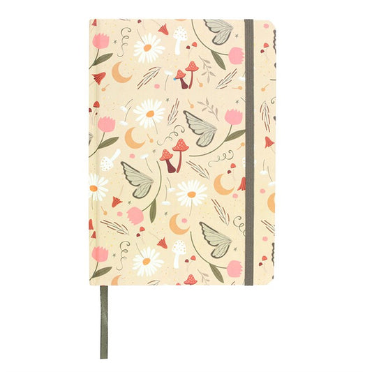Fairy Folklore Print A5 Notebook – Whimsical Garden Fairy Journal-Sociodigi