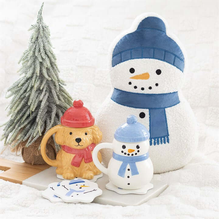 Melting Snowman Coaster Set