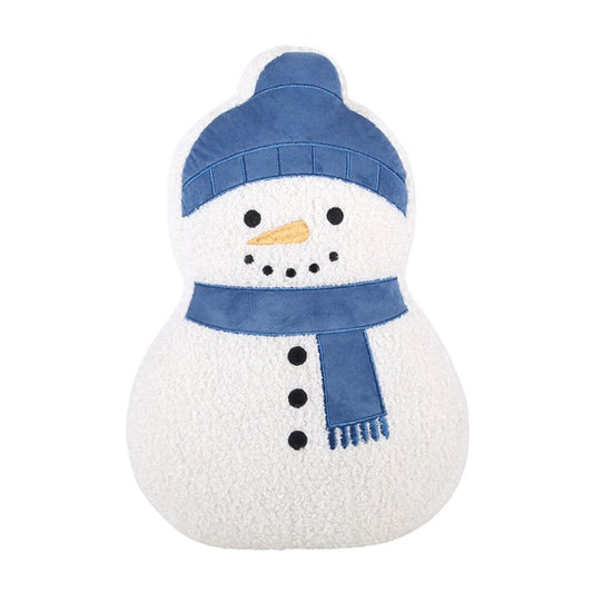 Snowman Shaped Boucle Cushion