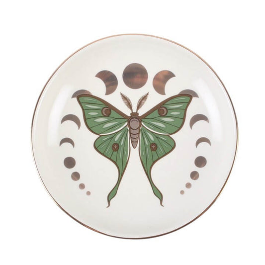 Moonphase Moth Trinket Dish