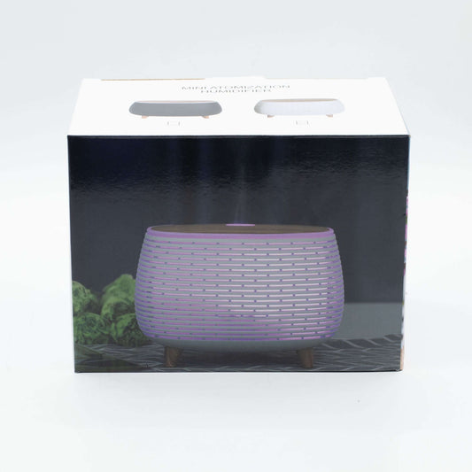 Futuristic Ribbed Aroma Diffuser with Colour-Changing Light