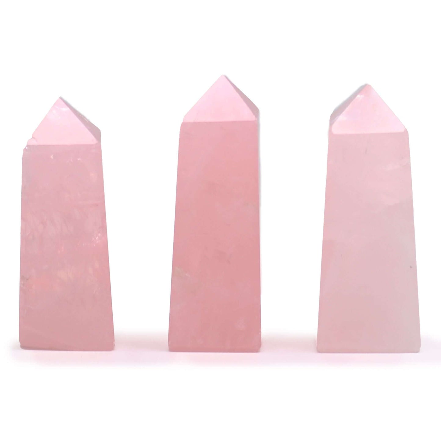 Gemstone Obelisk Point approx 5cm - Rose Quartz