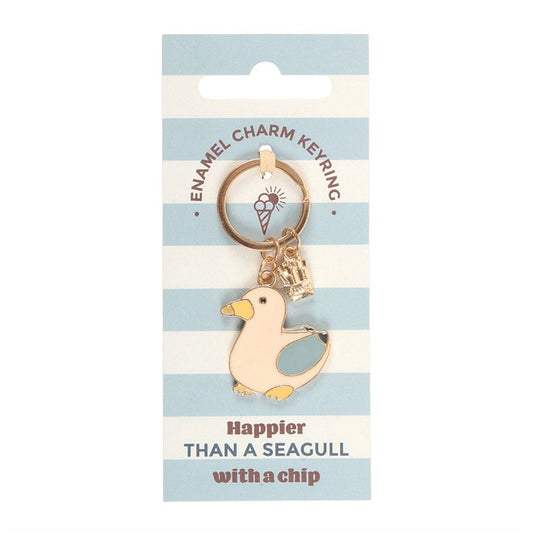 Seagull and Chips Keyring N/A
