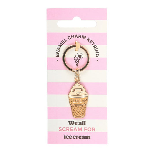 Ice Cream Cone Keyring N/A