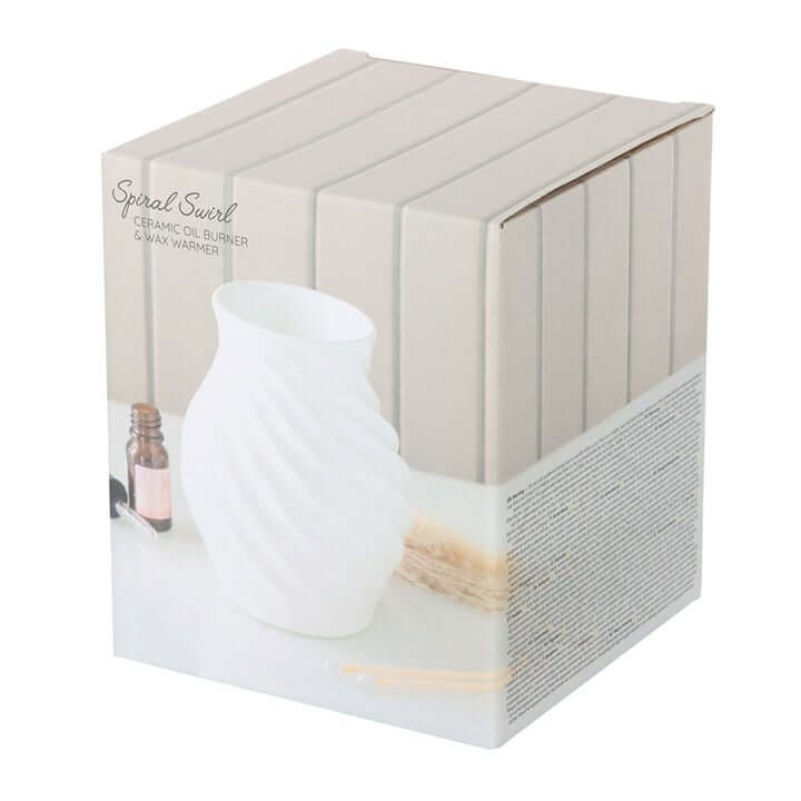 Spiral Swirl Oil Burner and Wax Warmer