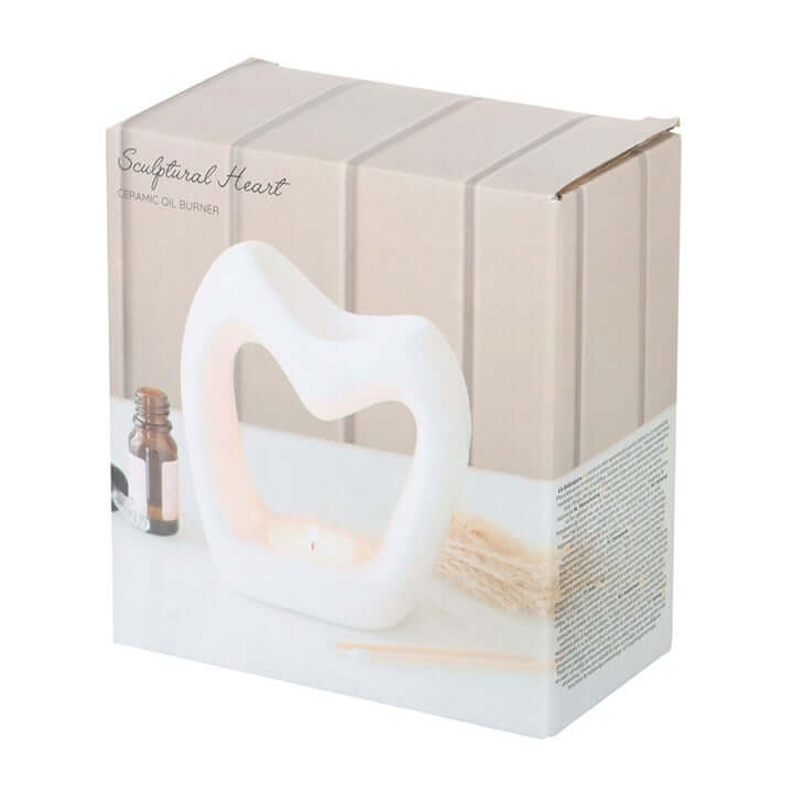 Sculptural Heart Oil Burner